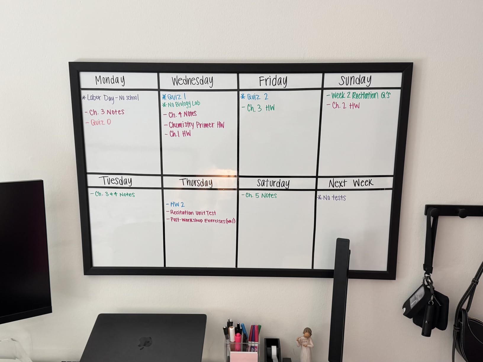 Amazon Basics Magnetic Dry Erase Whiteboard, 24