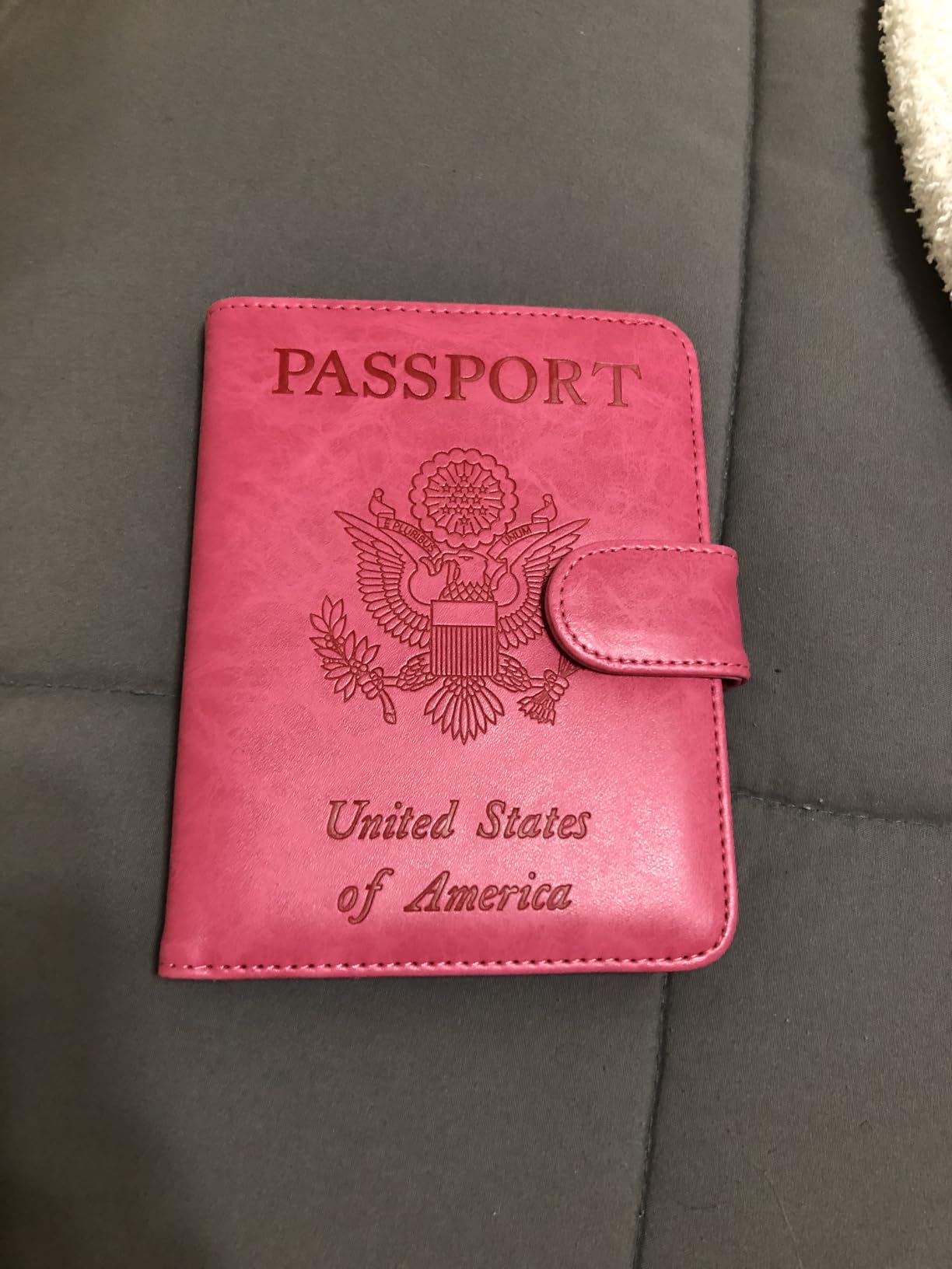Passport Holder Cover Wallet RFID Blocking, Travel Essentials customer photo 1