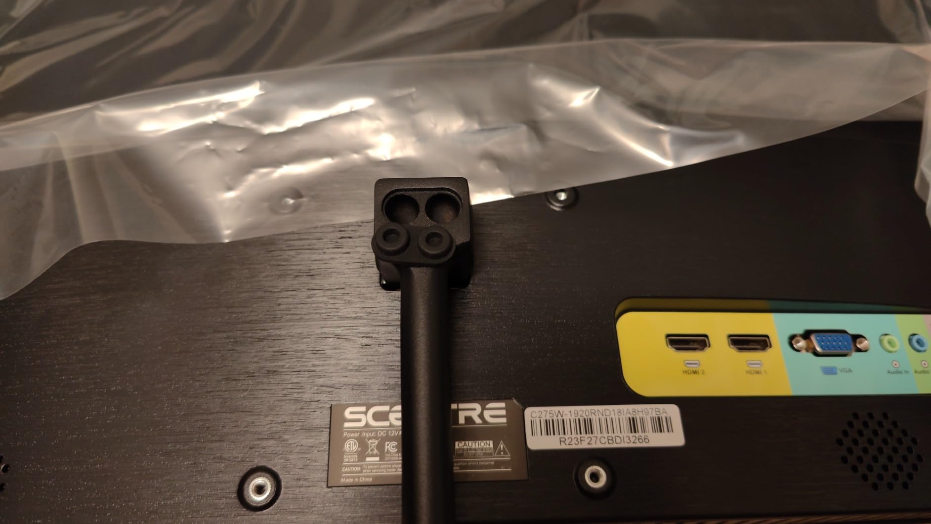 Sceptre Curved 27-inch Prime Monitor up to 100Hz 1080p, HDMI x2, VGA, 99% sRGB, Built-in Speakers, R1500, Machine Black 2025 (C275W-1920RN Series) customer photo 1