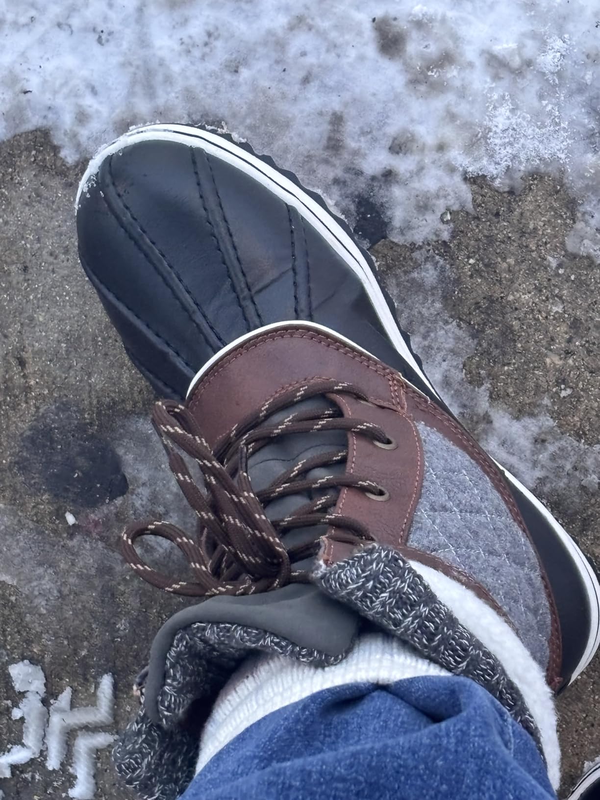 DREAM PAIRS Women's Mid Calf Duck Winter Boots customer photo 2