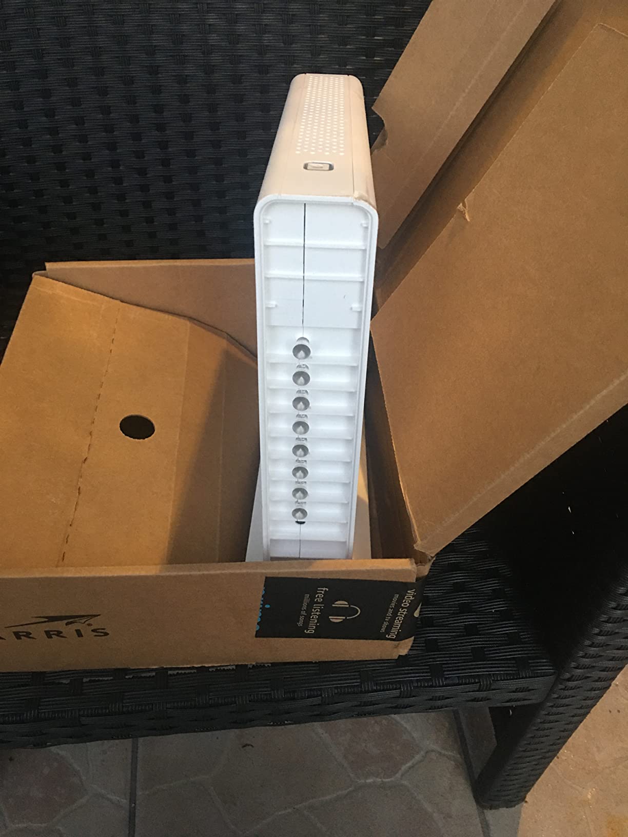 ARRIS Surfboard (24x8) DOCSIS 3.0 Cable Modem Plus AC1750 Dual Band Wi-Fi Router and Xfinity Telephone, 1 Gbps Max Speed, Certified for Comcast Xfinity Only (SVG2482AC) (Renewed) customer photo 1