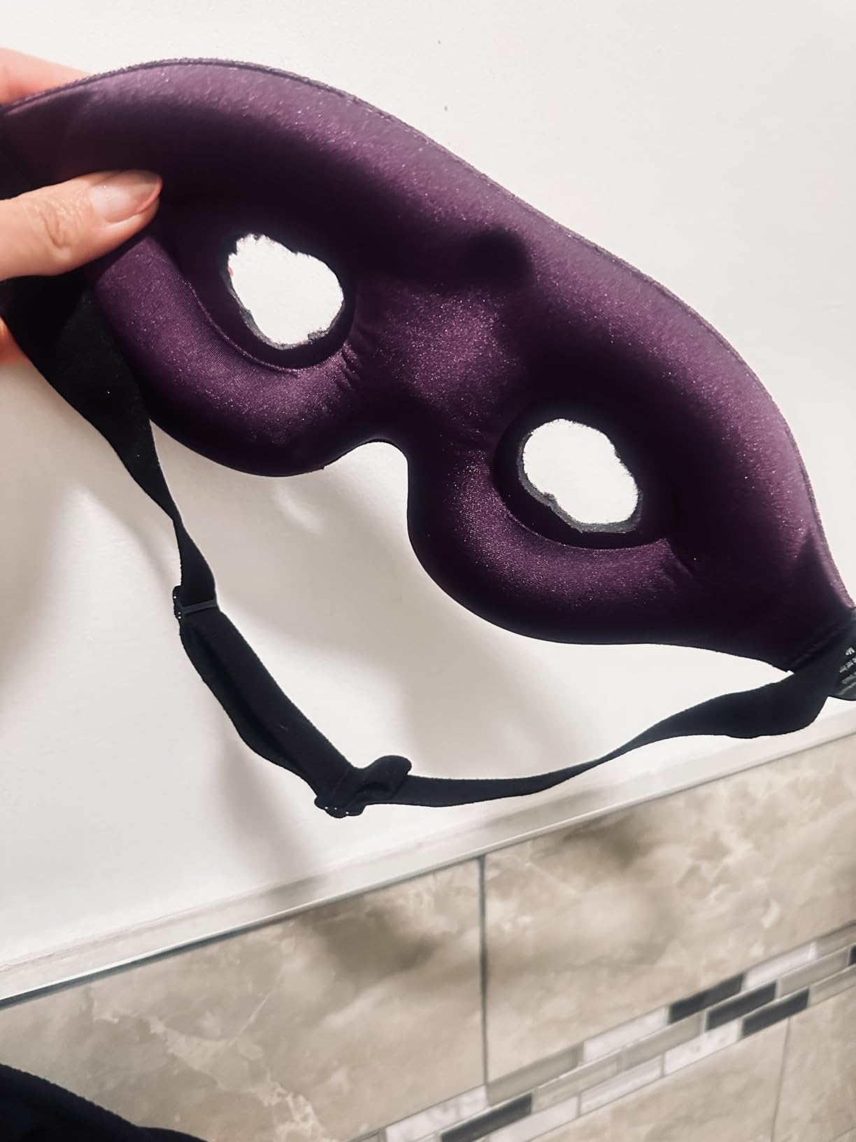 YIVIEW Sleep Mask for Side Sleeper, Light Blocking Zero Pressure Blindfold customer photo 2