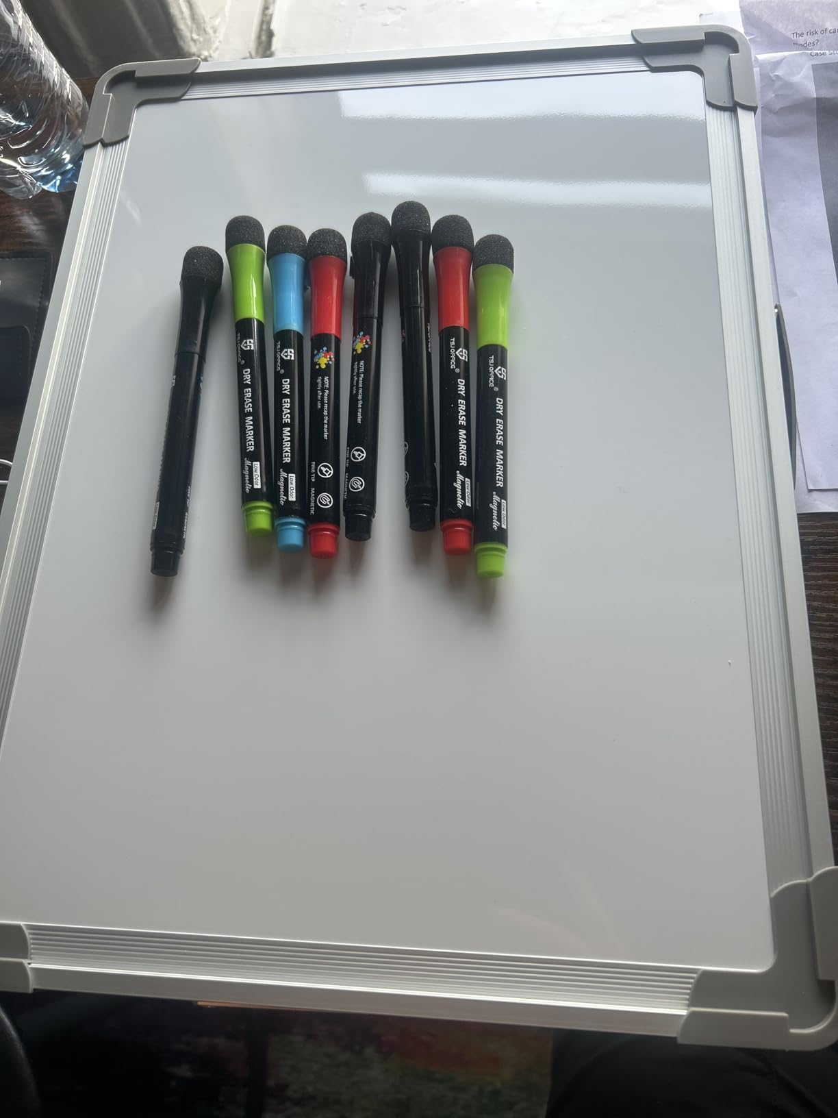 Tankee Dry Erase Board 16x12 Inches Double Sided Magnetic Small Whiteboard customer photo 2