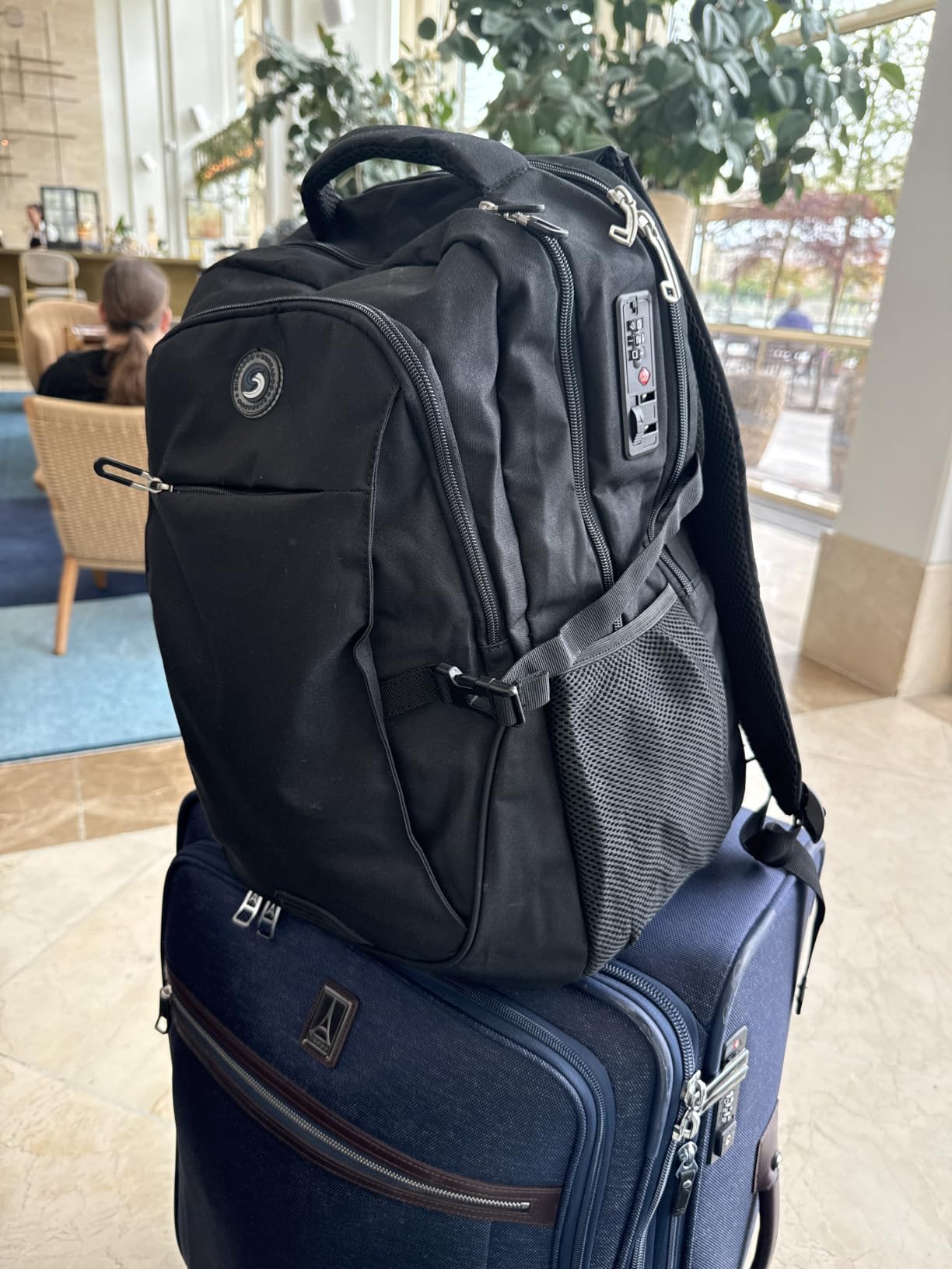 SHRRADOO Travel Laptop Backpack for Men Women, College High Schoolbag customer photo 1