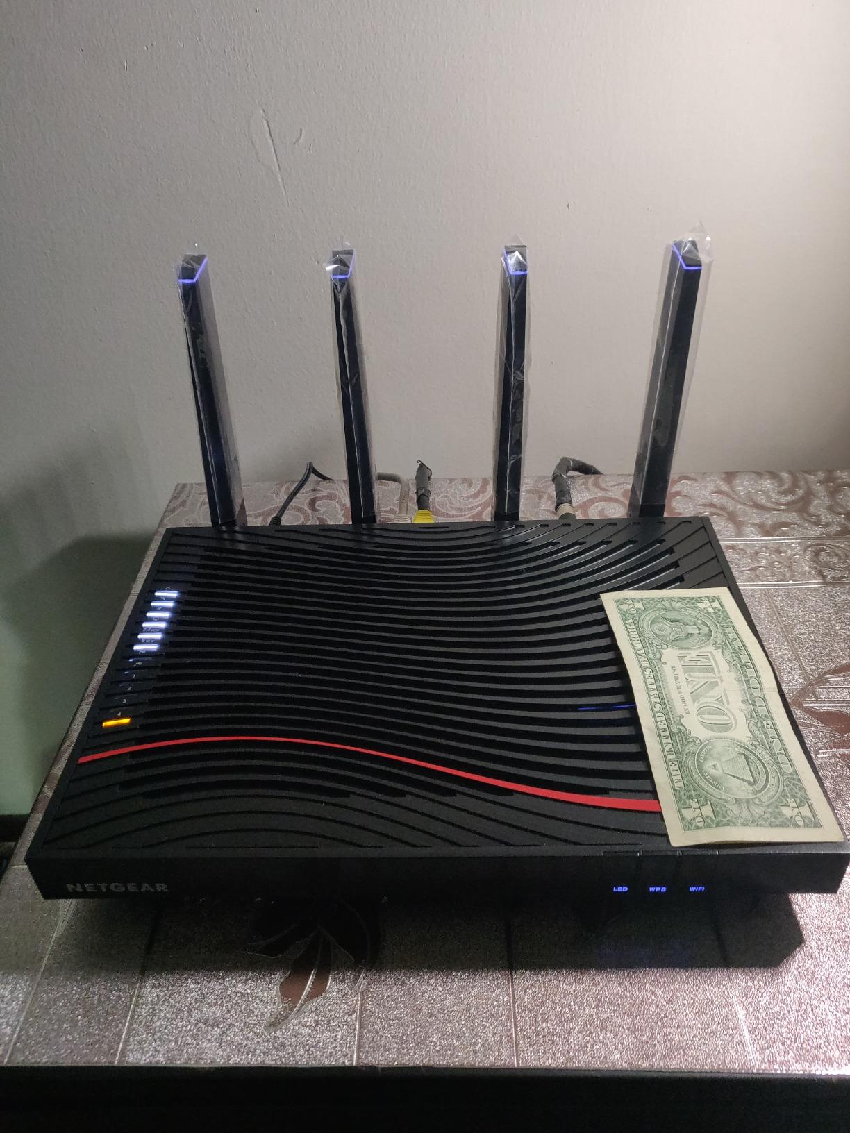 NETGEAR Nighthawk Cable Modem WiFi Router Combo (C7800) - Compatible with Cable Providers Including Xfinity by Comcast, Cox, Spectrum | Cable Plans Up to 1 Gigabit | AC3200 WiFi Speed | DOCSIS 3.1 customer photo 2