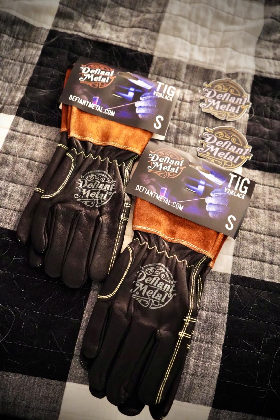 TIG Welding Gloves - Premium Black Goatskin Leather customer photo 1
