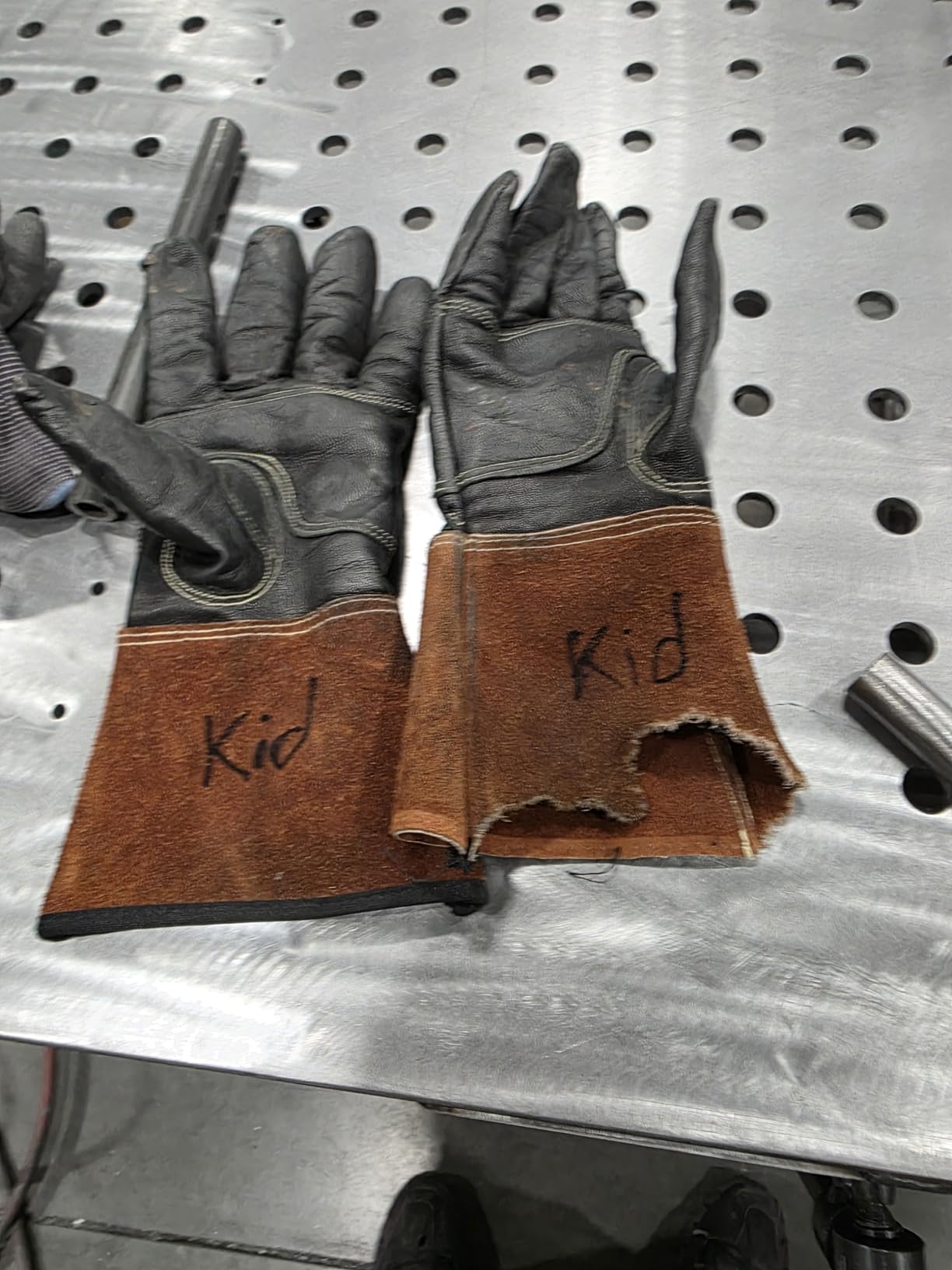 TIG Welding Gloves - Premium Black Goatskin Leather customer photo 2