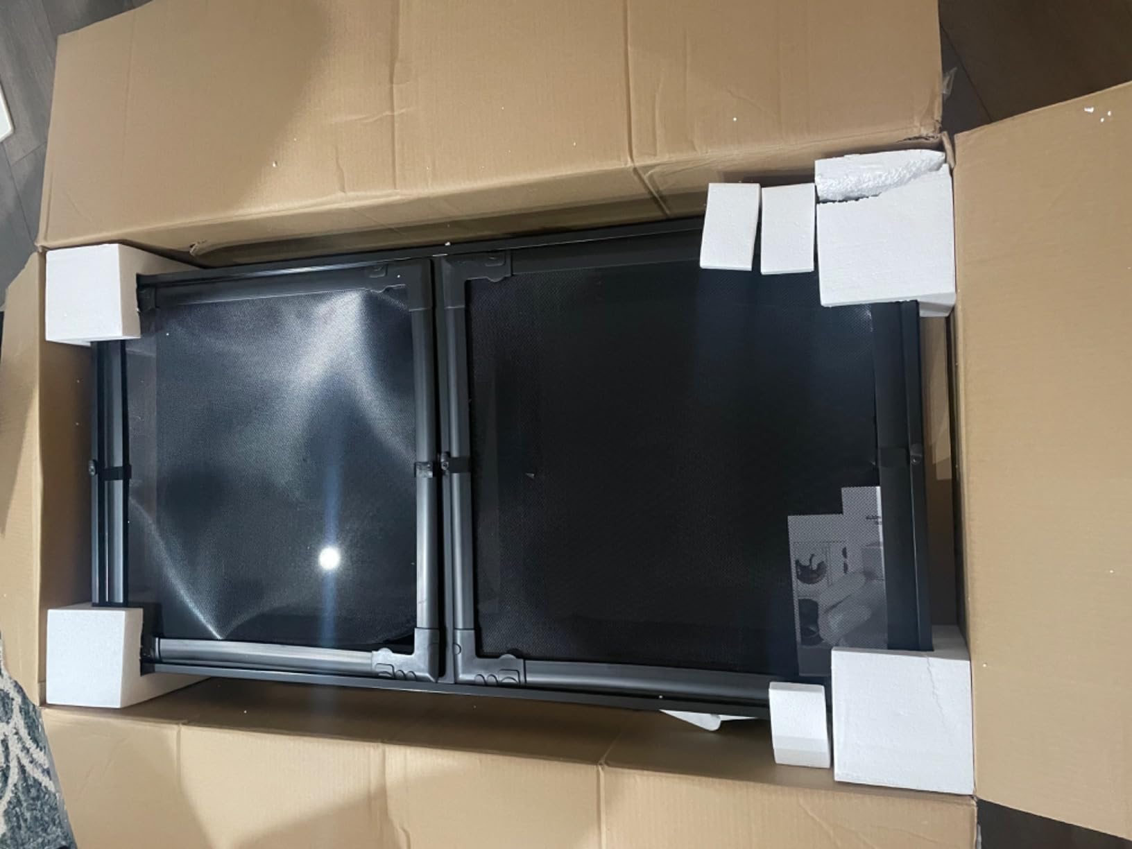REPTIZOO Large Reptile Terrarium 120 Gallon, Tall & Wide Tempered Glass Reptile Tank 48