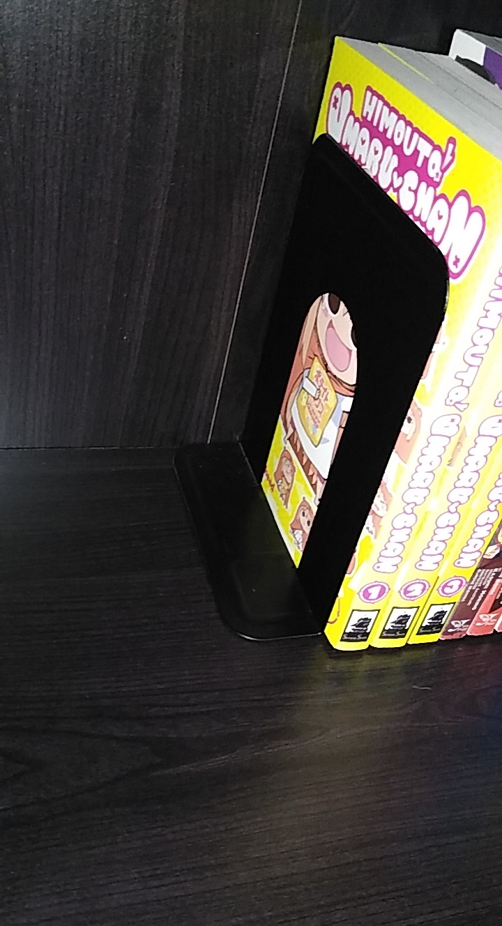 MaxGear 8.5 in Extra Large Heavy Duty Metal Book Ends, Bookends for Shelves customer photo 1
