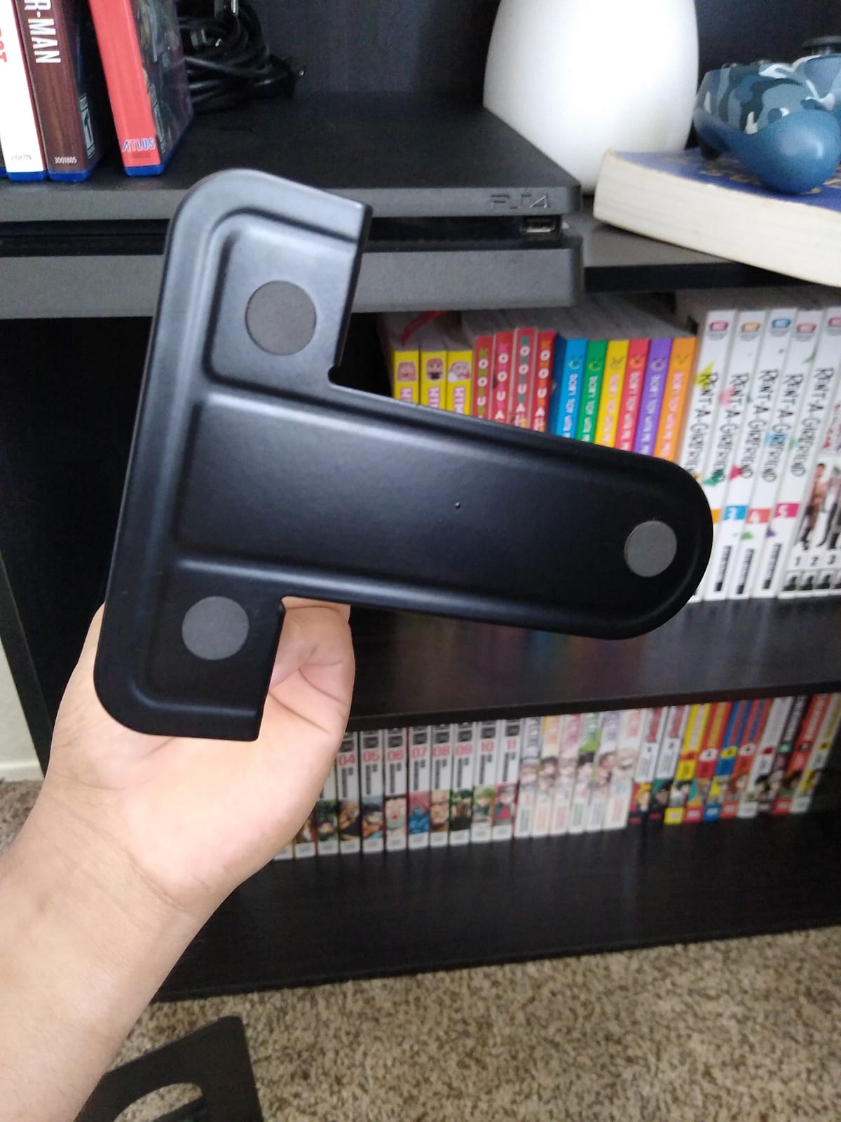 MaxGear 8.5 in Extra Large Heavy Duty Metal Book Ends, Bookends for Shelves customer photo 2