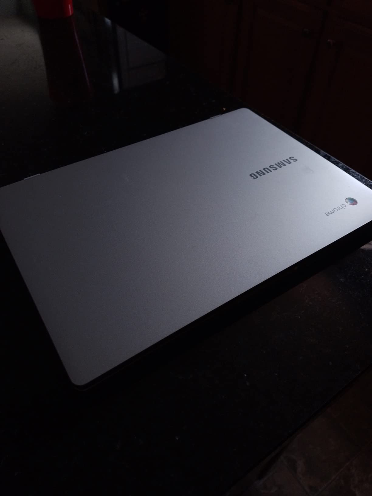 SAMSUNG Galaxy Chromebook 4 11.6” 64GB Laptop Computer w/ 4GB RAM, Gigabit WiFi, HD Intel Celeron Processor, Compact Design, Military Grade Durability, US Version, Silver customer photo 2