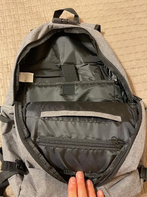 WENIG Anti-Theft Travel Laptop Backpack with USB Charging Port Lock,Water Resistant Slim Work Computer Bag for Men College Bookbags Fits 15.6 Inch Laptop customer photo 1