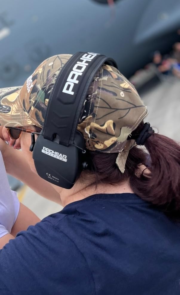 PROHEAR 016 NRR 26dB Shooting Ear Protection, Slim Passive Earmuffs customer photo 2