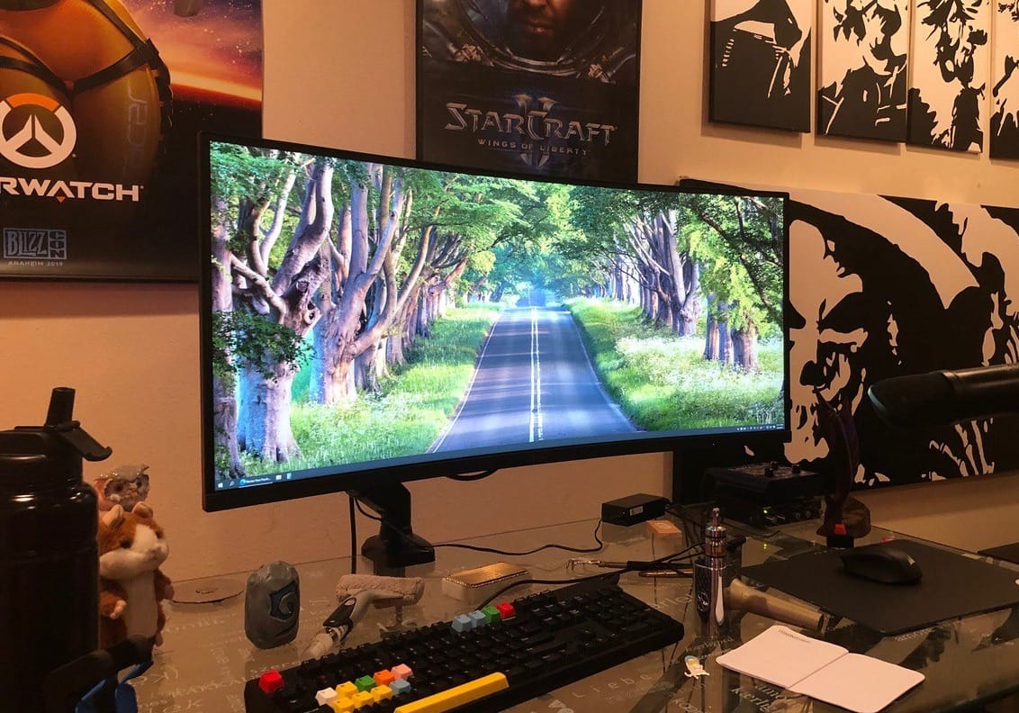 MOUNTUP Single Monitor Desk Mount Holds Screen up to 32 inch, Height Adjustable Monitor Arm, Full Motion Computer Monitors Stand with Clamp/Grommet Base, VESA Mounts Fit 4.4-19.8lbs Computer, Black customer photo 2