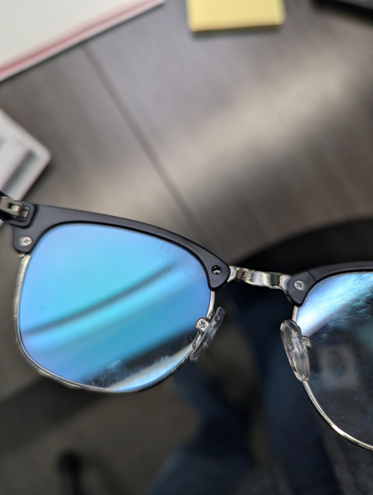 Blue Light Blocking Glasses Anti Eyestrain Computer Gaming Glasses customer photo 2