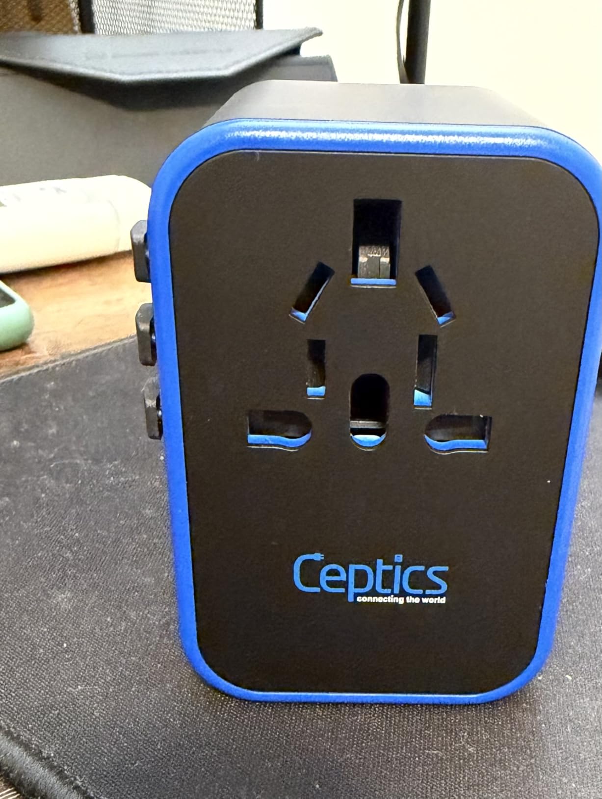 Ceptics 45W Universal Travel Adapter w/ 3 USB-A, 2 USB-C & Universal Input customer photo 1