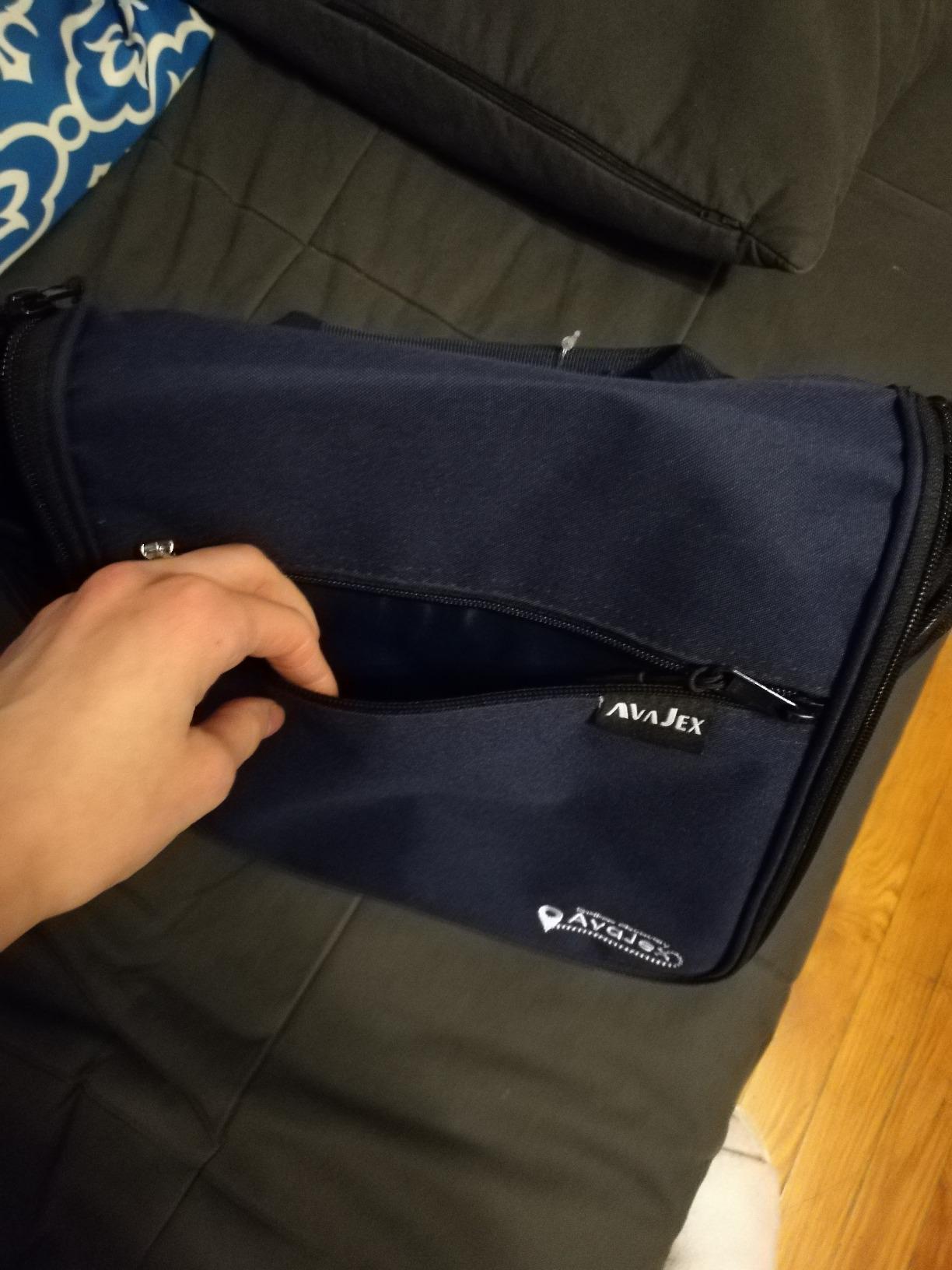 AvaJex Travel Toiletry Bag for Men - Large Dopp Kit (10.6