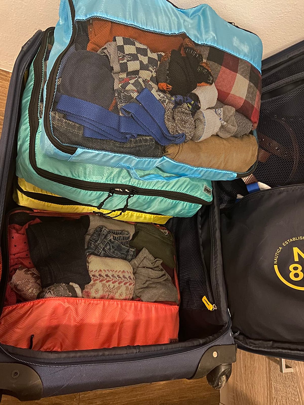 Large Packing Cubes for Travel - 5pc Packing Cubes for Suitcases - Lightweight Luggage Organizer Bags (Non-Compression) customer photo 1