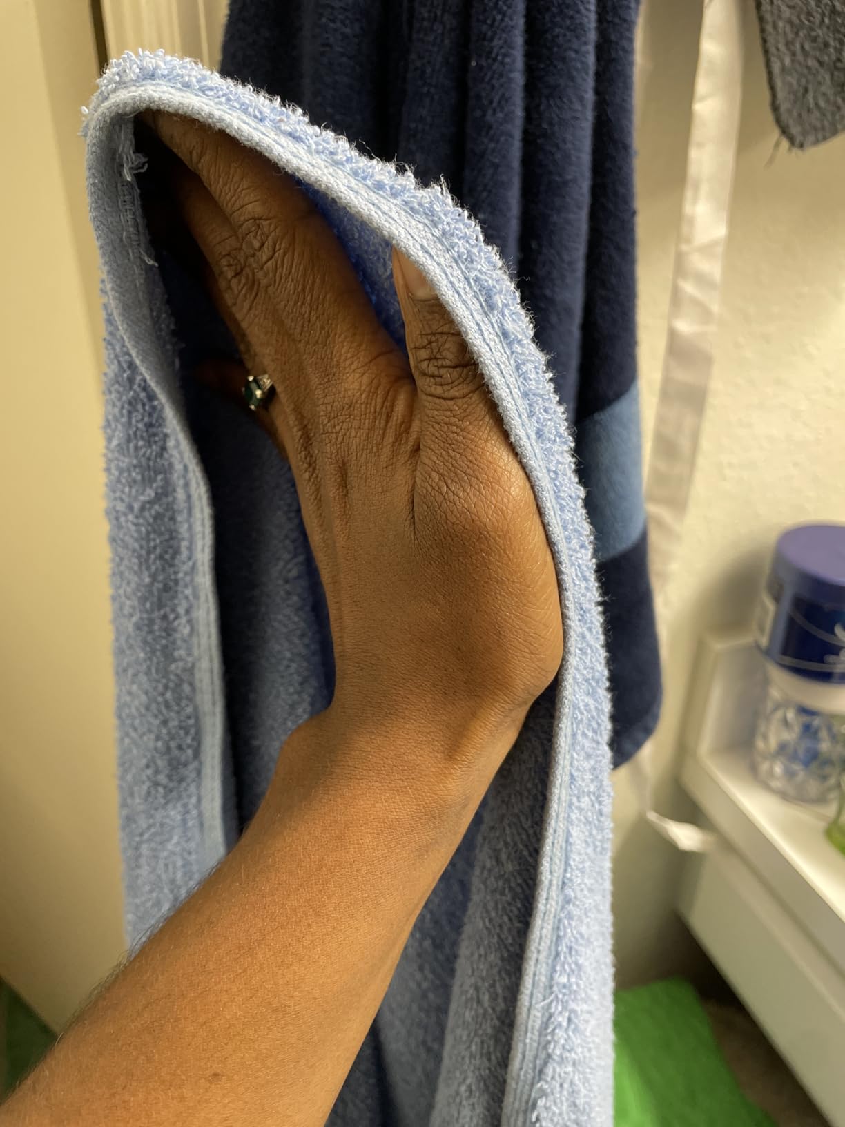 KAHAF Collection 6-Pack Bath Towels - Lightweight - Extra Absorbent - 100% Cotton - Shower towels (Multi, 27 inchesx54 inches) customer photo 1