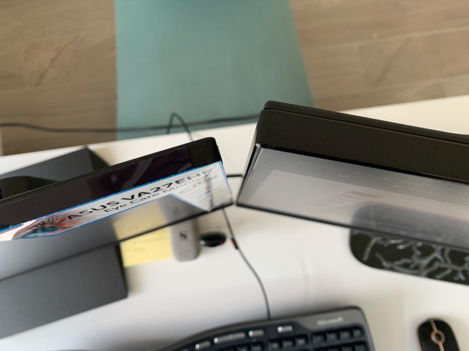 ASUS 27 Inch Desktop Monitor - Full HD (1920 x 1080), IPS, 75Hz, Adaptive-Sync, HDMI, D-Sub, Frameless - VA27EHE customer photo 1