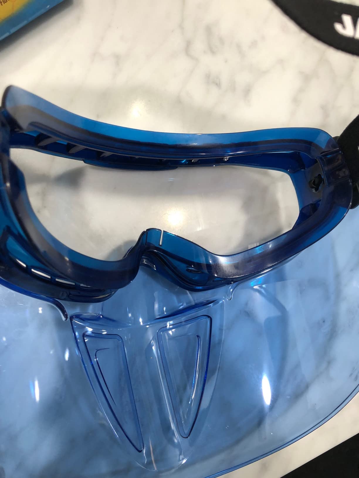 Jackson Safety GPL500 Clear Safety Goggles with Face Shield - ANSI Z87.1 customer photo 1
