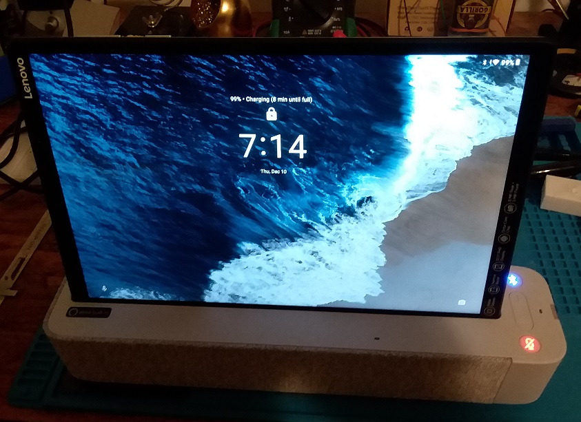 Lenovo Smart Tab M10 Plus, FHD Android Tablet, Alexa-Enabled Smart Device, Octa-Core Processor, 128GB Storage, 4GB RAM, WiFi, Bluetooth, Platinum Grey customer photo 1