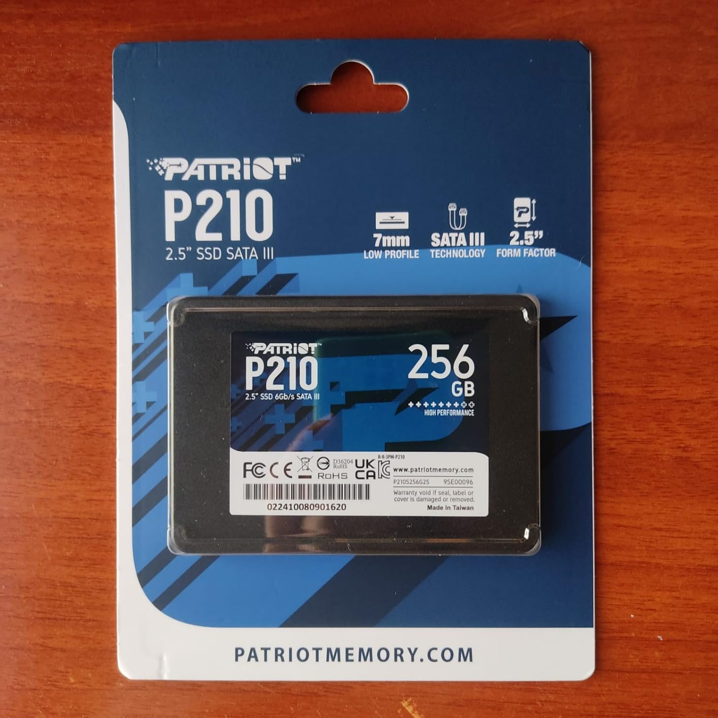 Patriot P210 256GB SATA 3 2.5 Inch SSD customer photo 1