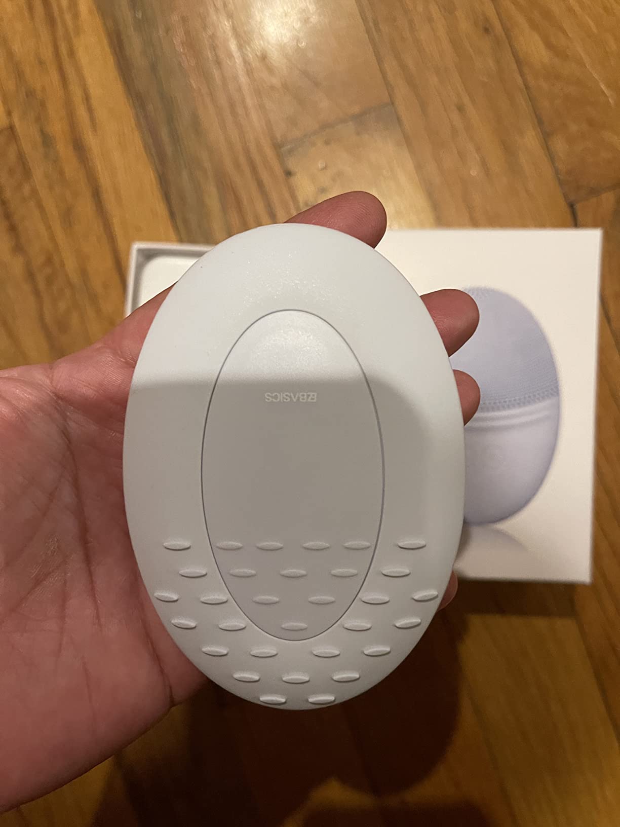 EZBASICS Silicone Facial Cleansing Brush, IPX7 Waterproof, Violet customer photo 2