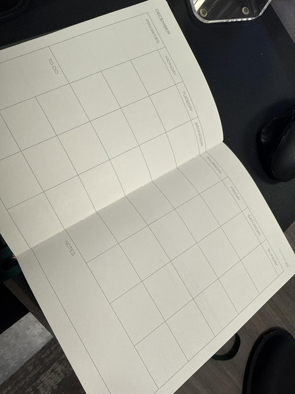 Anecdote Daily Planner w 2026-2027 Calendar, Start Anytime 26 Weeks Undated customer photo 2