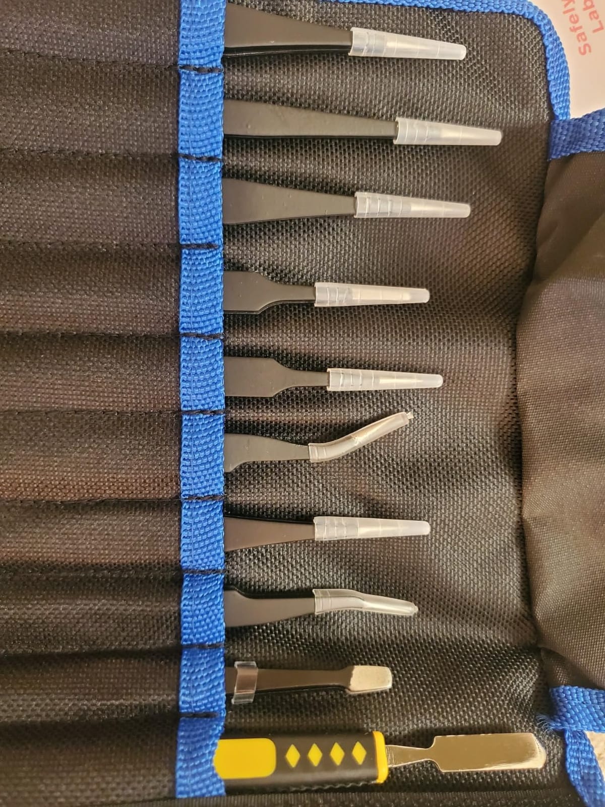 10 Piece Precision Tweezers Set, ESD Stainless Steel for Electronics Repair customer photo 2