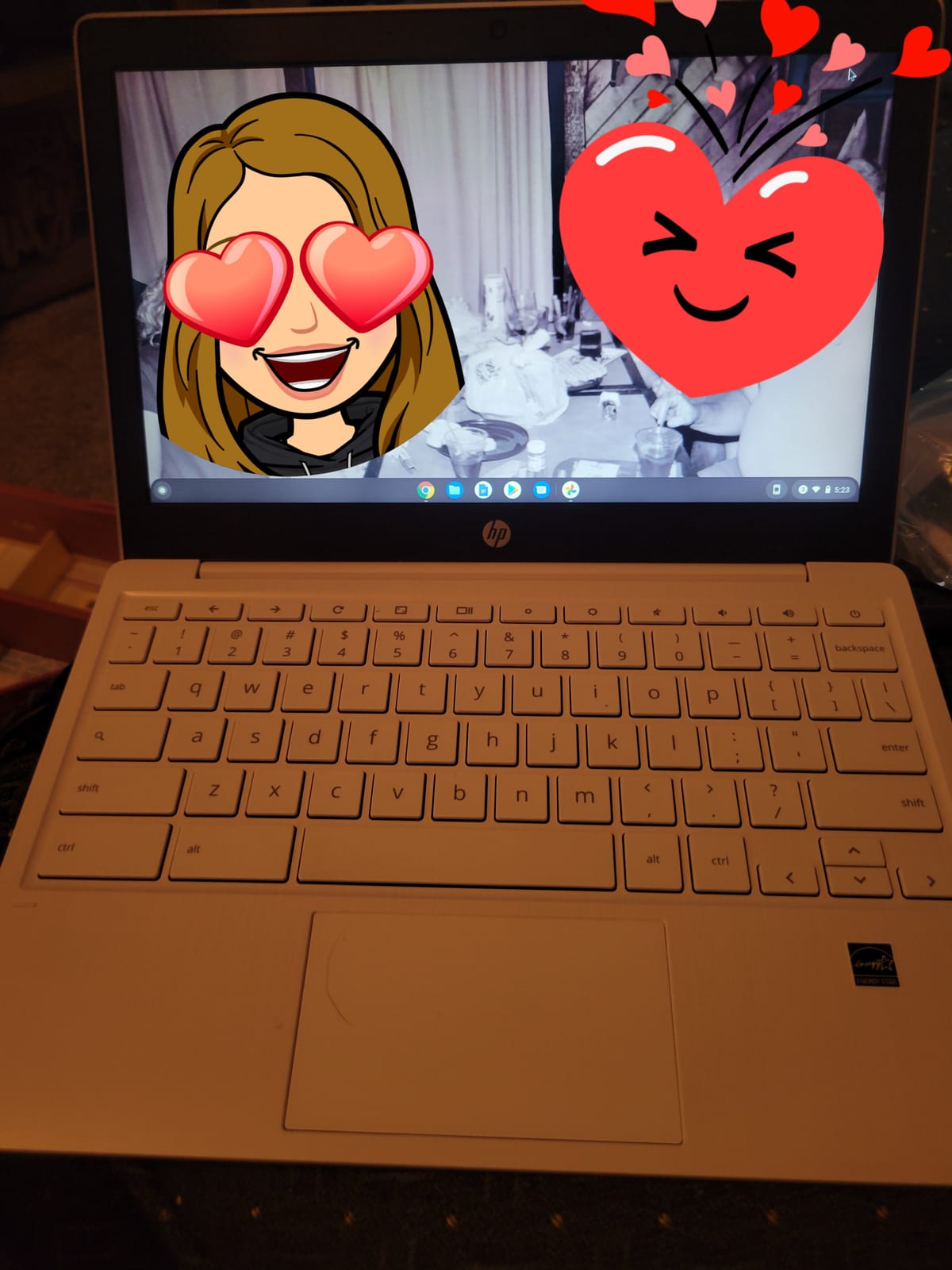 HP Chromebook 11-inch Laptop - Up to 15 Hour Battery Life - MediaTek - MT8183 - 4 GB RAM - 32 GB eMMC Storage - 11.6-inch HD Display - with Chrome OS™ - (11a-na0021nr, 2020 model, Snow White) customer photo 1