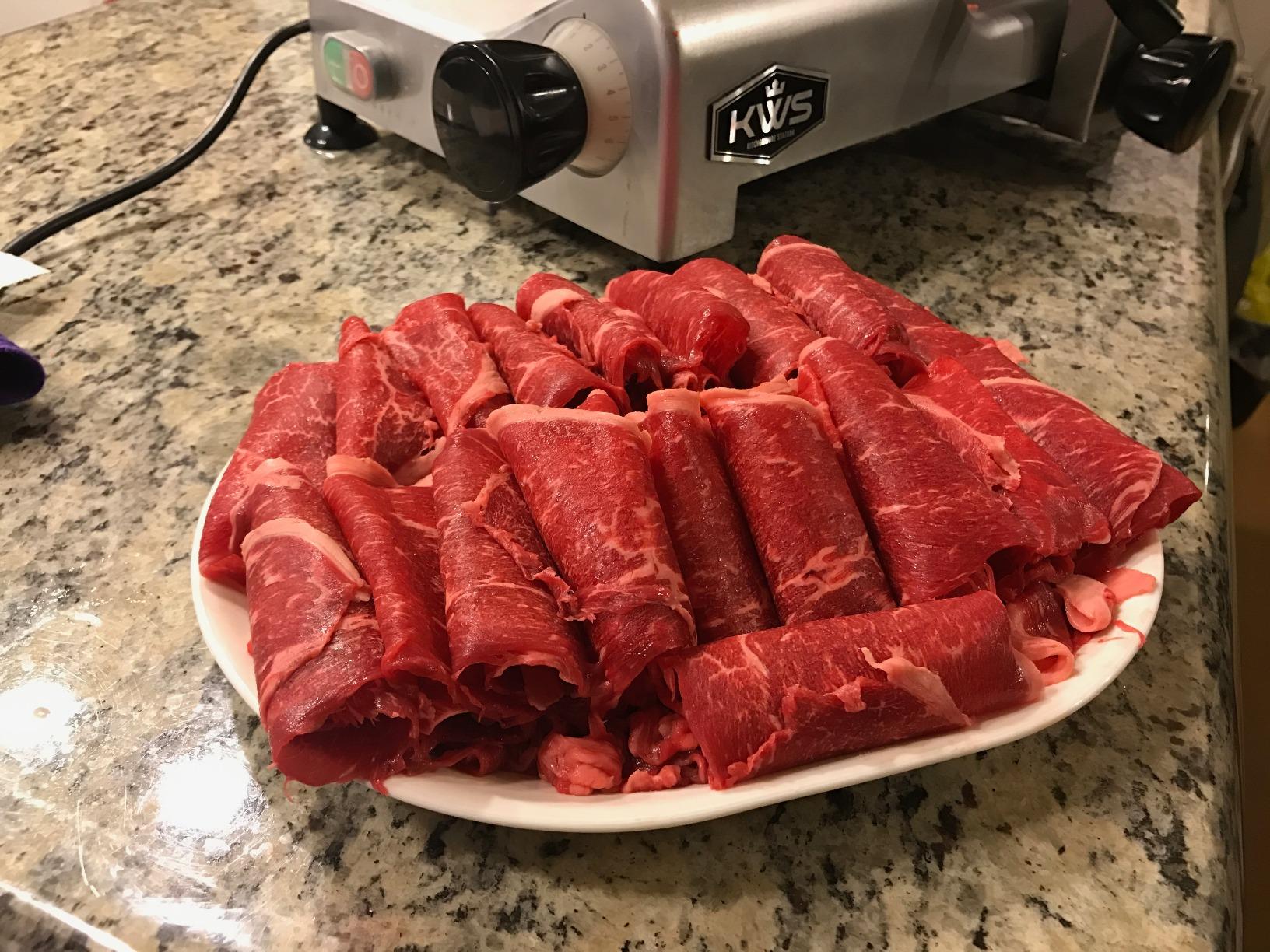 KWS KitchenWare Station MS-12ES Commercial 420W Electric Meat Slicer,12-Inch Stainless Steel Blade & Extended Back Space, Frozen Meat/Cheese/Food Slicer Low Noises [ ETL, NSF Certified ] customer photo 2