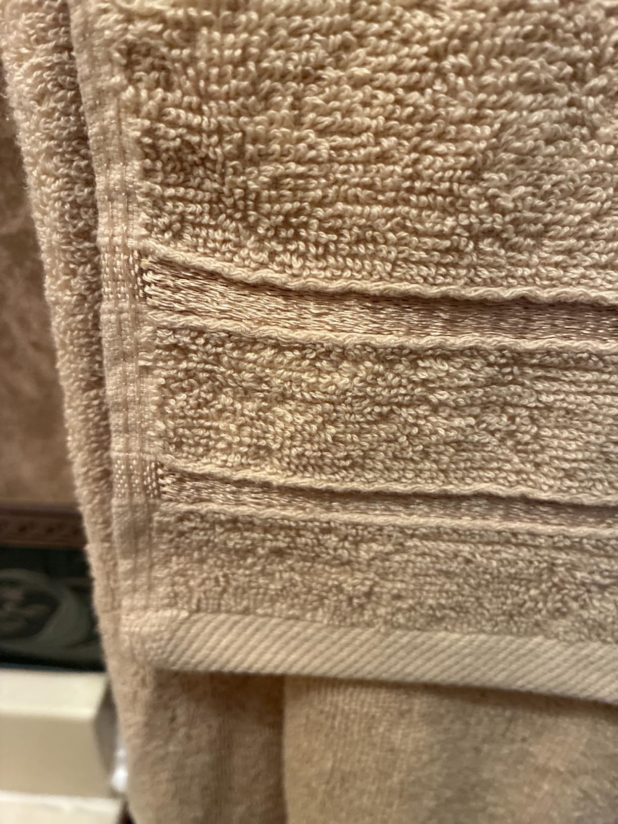 Utopia Towels 8 Piece Luxury Towel Set, 600 GSM, Viscose Stripe, Cool Grey customer photo 1
