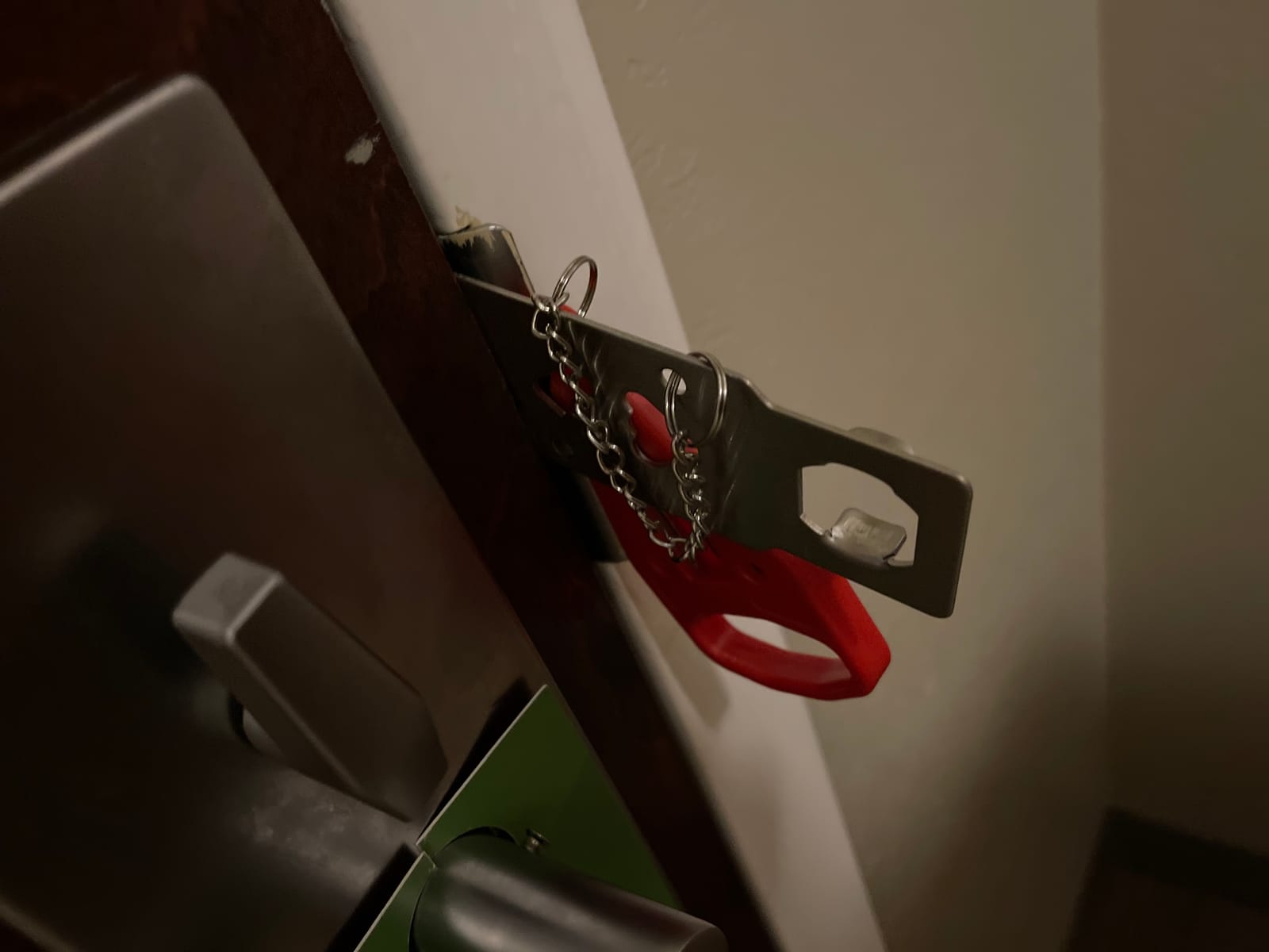 Portable Door Lock, Door Lock Self-Defense Security Device customer photo 1