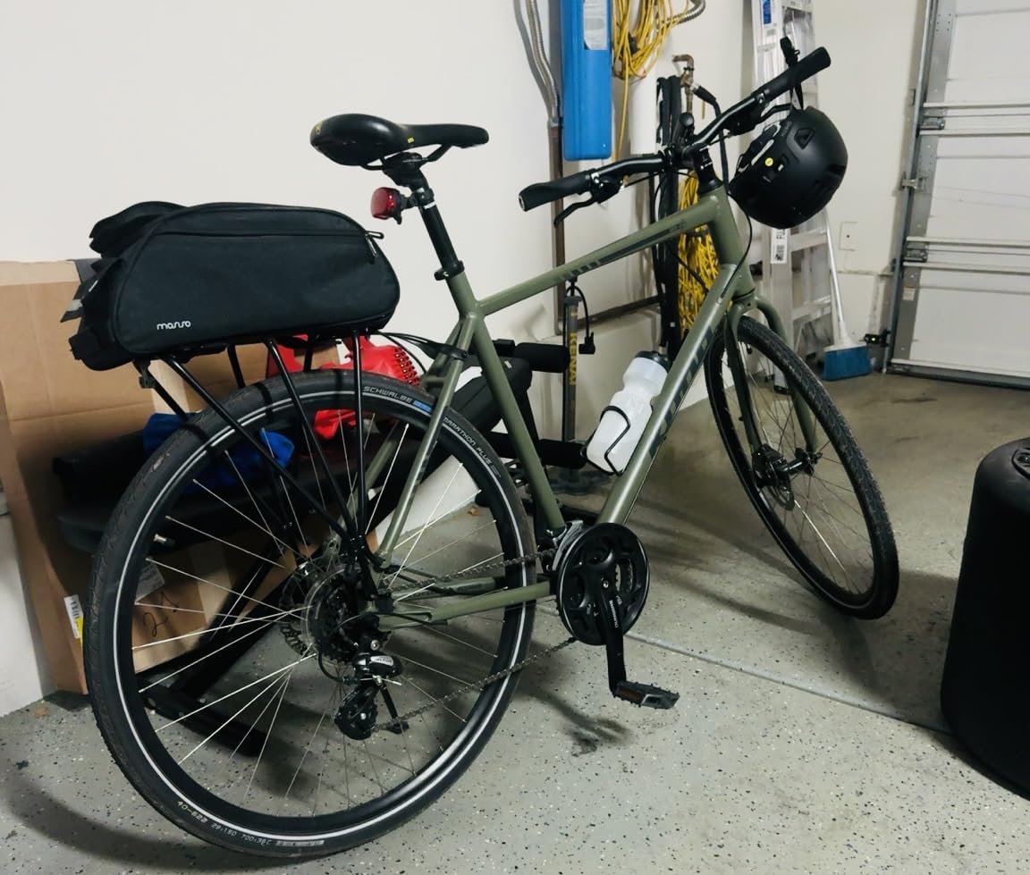 MOSISO Bike Rack Bag, Waterproof Bicycle Trunk Pannier Rear Seat Pouch customer photo 2