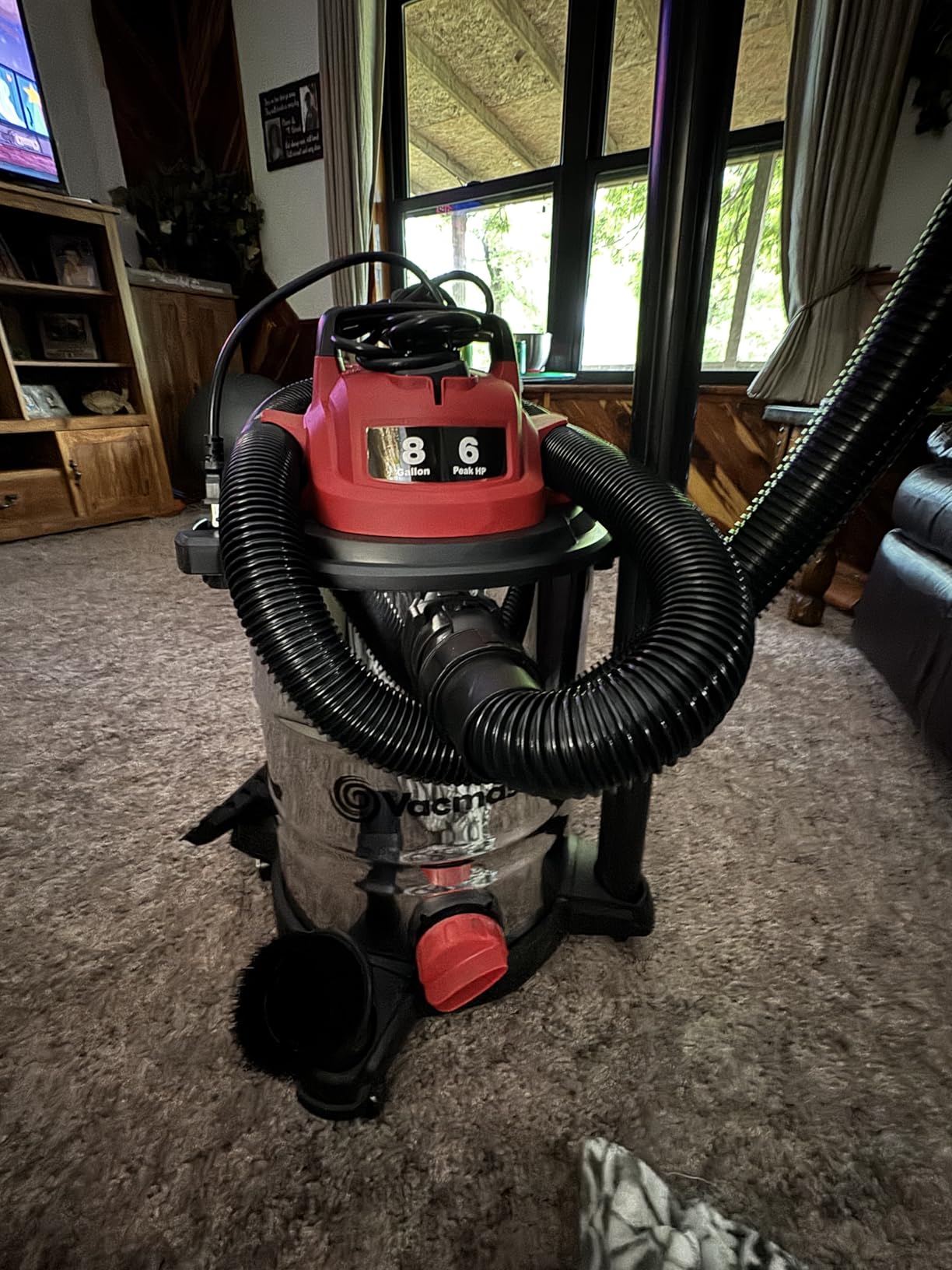 Vacmaster VOC508S 1101 5-Gal 4 Peak HP Stainless Steel Wet/Dry Vac Red customer photo 1