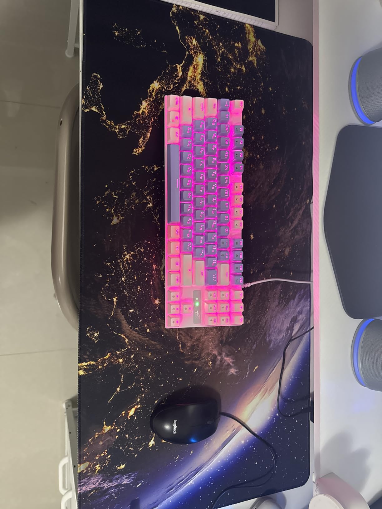 Canjoy Gaming Mouse Pad, 31.5x15.7in Large Mouse Pads for Desk Keyboard Pad customer photo 2