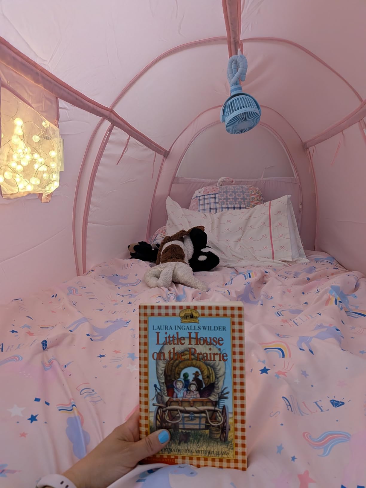 Snuggy Pod Bed Canopy - Navy (Twin Size), Pop-Up Bed Tent customer photo 1