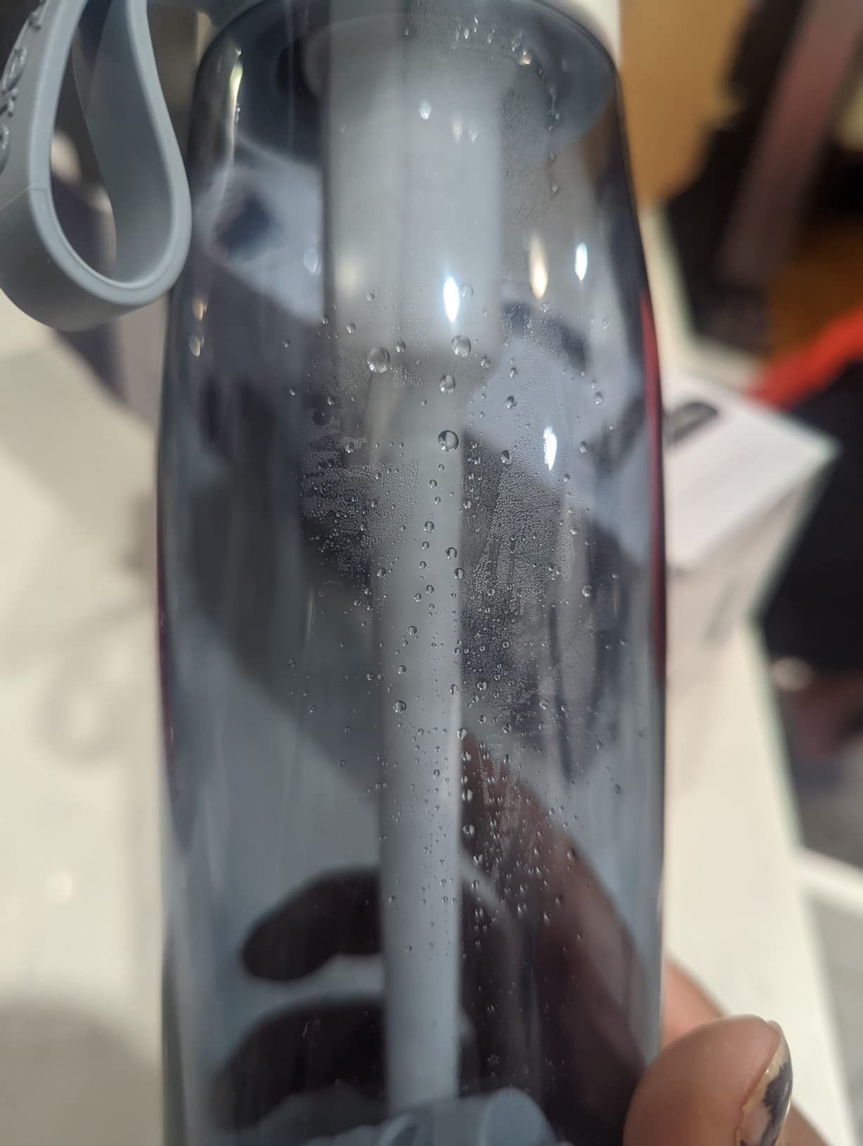 PHILIPS Filtered Water Bottle, BPA-Free Tritan, Travel Portable 22oz Grey customer photo 1
