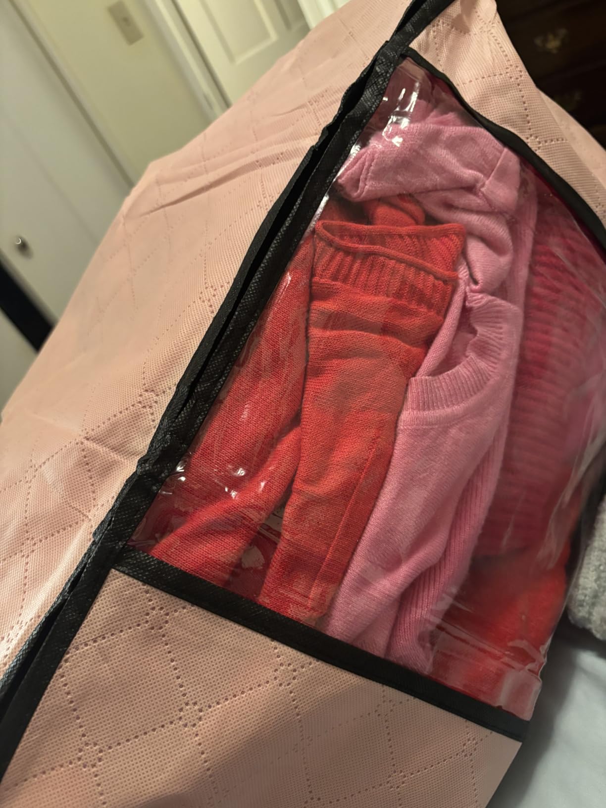 Fab totes 6 Pack Storage Bags for Clothes Blanket Storage Bins with Lids customer photo 2