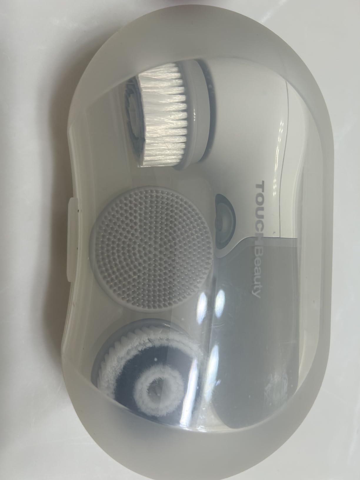 TOUCHBeauty Spin Brush Face Cleanser with 3 Brush Heads for Deep Cleansing Exfoliation and Massaging customer photo 1