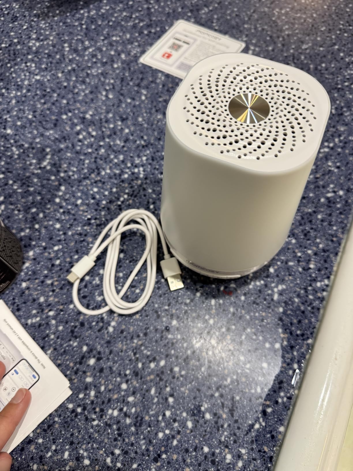 Momcozy Smart Baby Sound Machine with Night Light, White Noise Machine customer photo 2