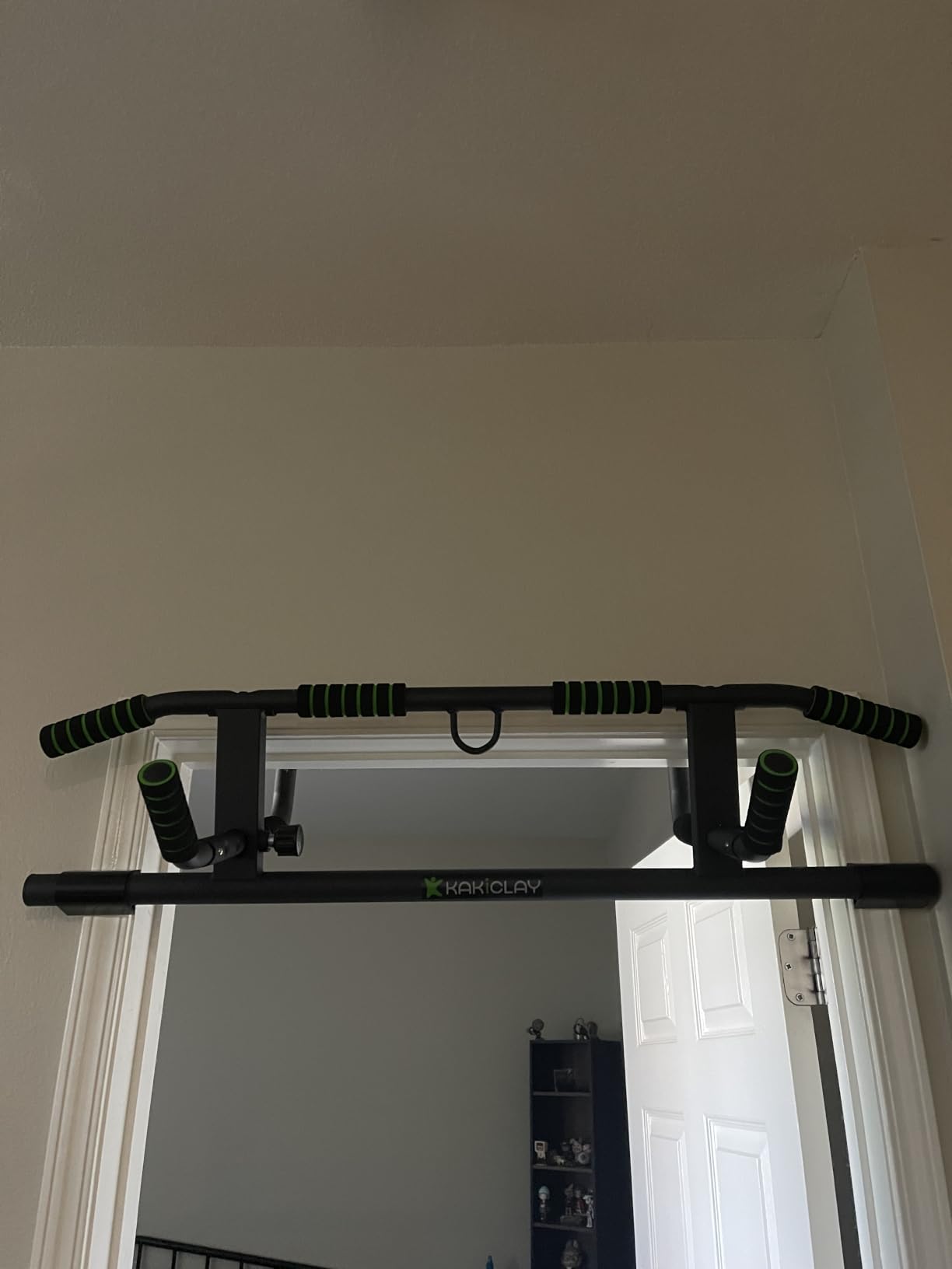 KAKICLAY 2026 Upgrade Multi-Grip Pull Up Bar with Smart Larger Hooks Technology - USA Original Patent, Designed, Shipped, Warranty customer photo 1