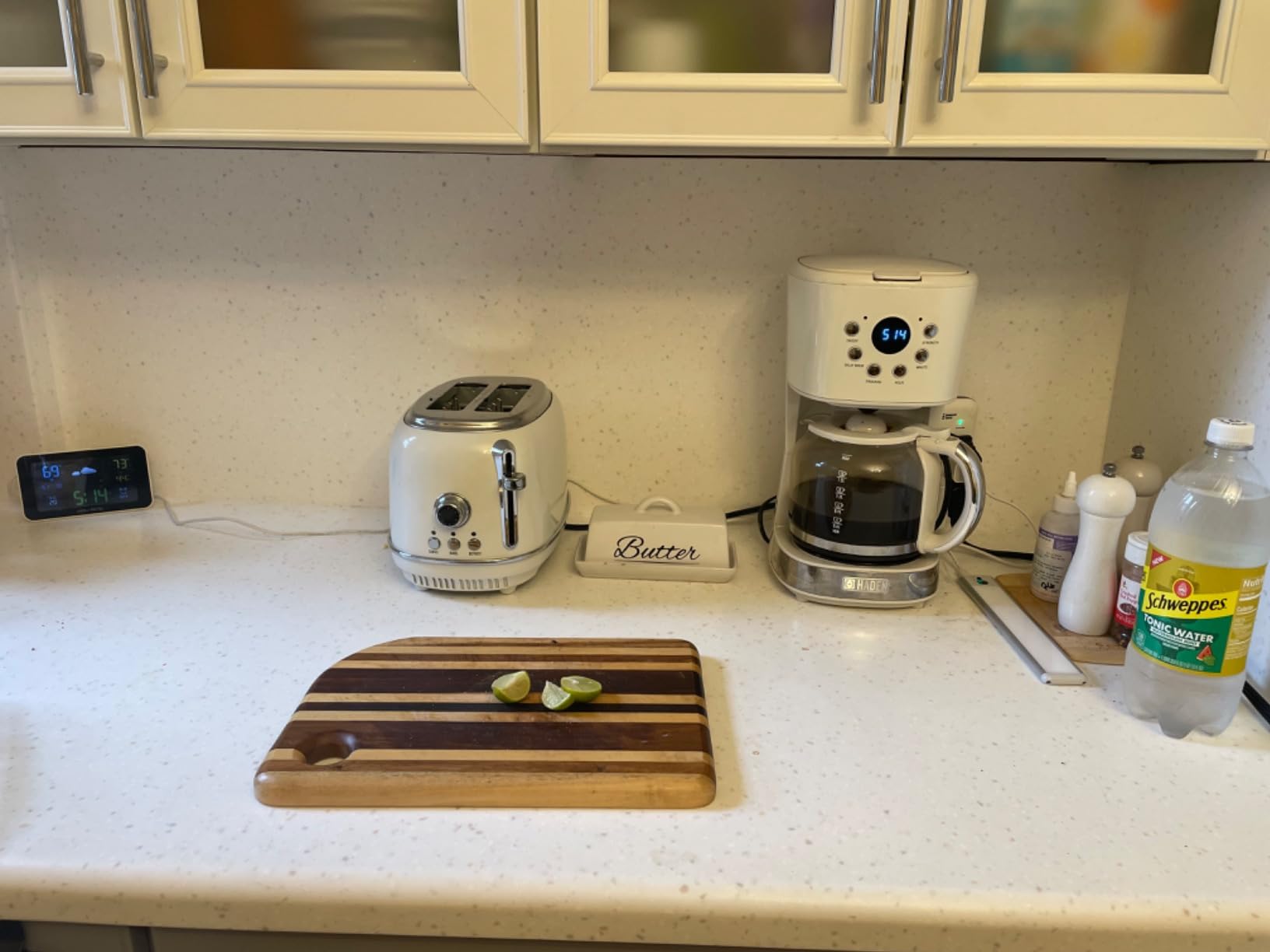 Haden 12 Cup Programmable Coffee Maker & Heritage 2 Slice Wide Slot Toaster customer photo 1