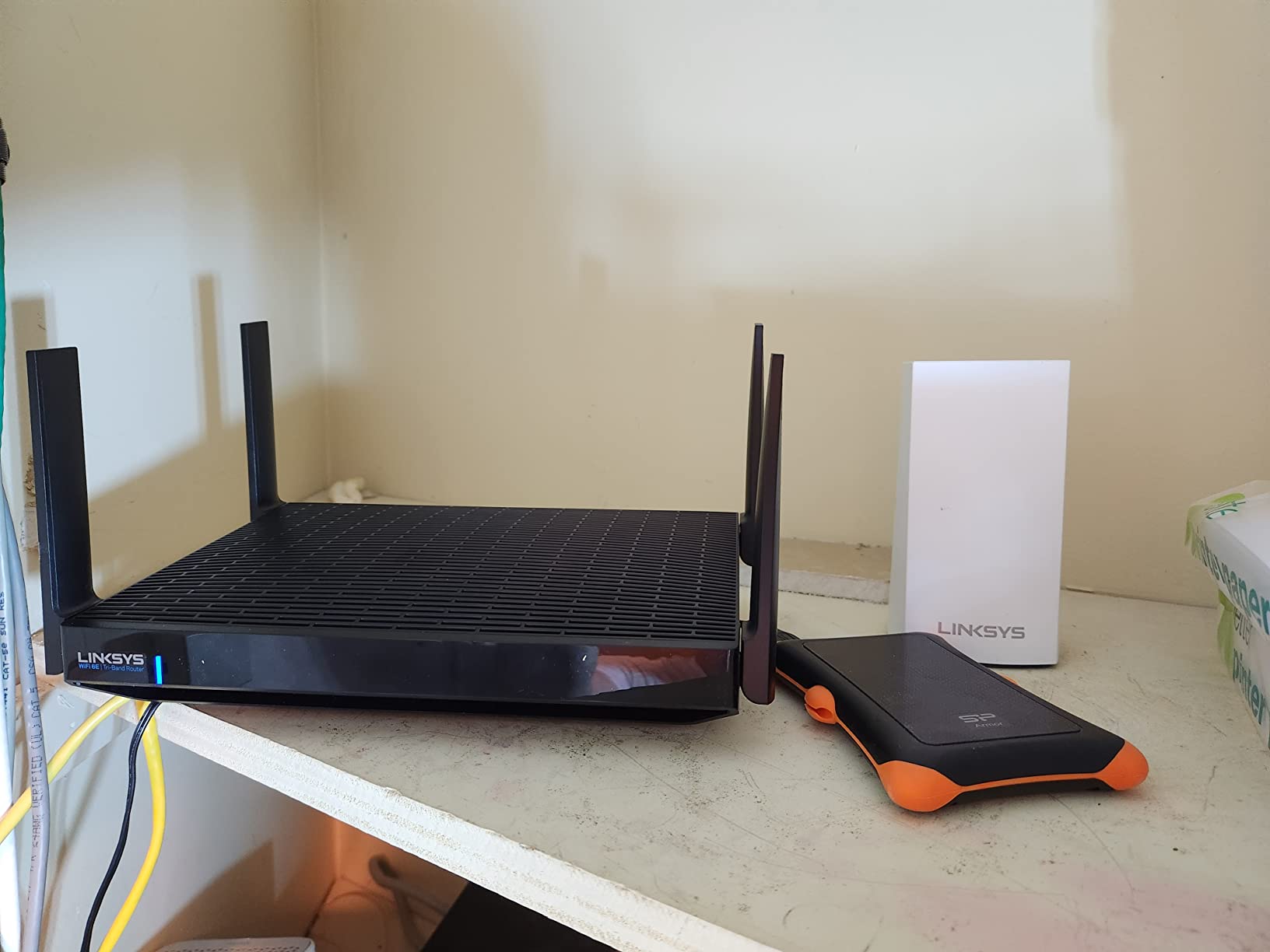 Linksys Hydra Pro Mesh WiFi 6E Router MR7500 Tri-Band WiFi Mesh Router AXE 6600 For Wireless Internet For The Home, Work, And Guest House - Connect 55+ Devices, 2,700 Sq Ft customer photo 2