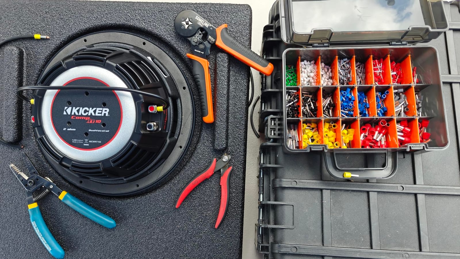 SOMELINE Ferrule Crimping Tool Kit, AWG 24-8 with 23 Sizes Wire Ferrules customer photo 1