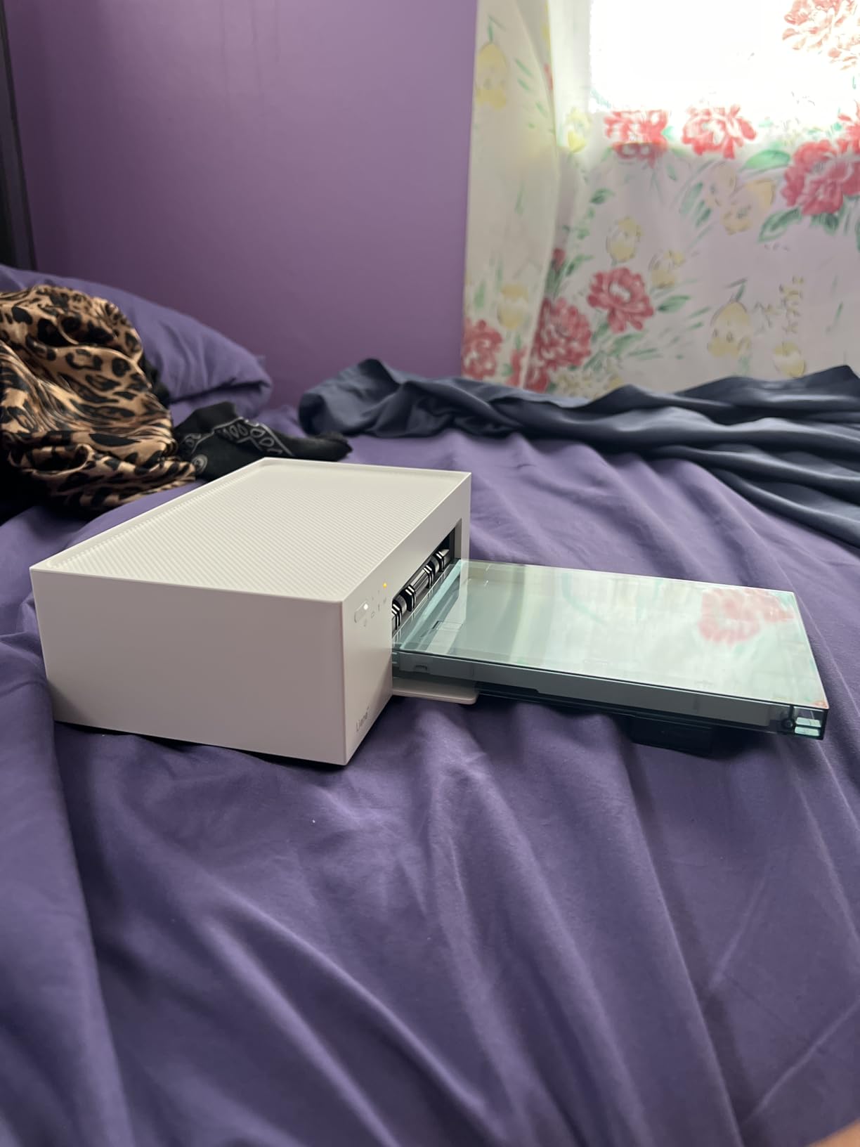 Liene White M200 4x6'' Photo Printer Battery Edition, Wireless Photo Printer for iPhone Android, Dye Sublimation Printing Full-Color Photo 20-Sheet, Portable Picture Printer Ideal for Travel Home Use customer photo 1