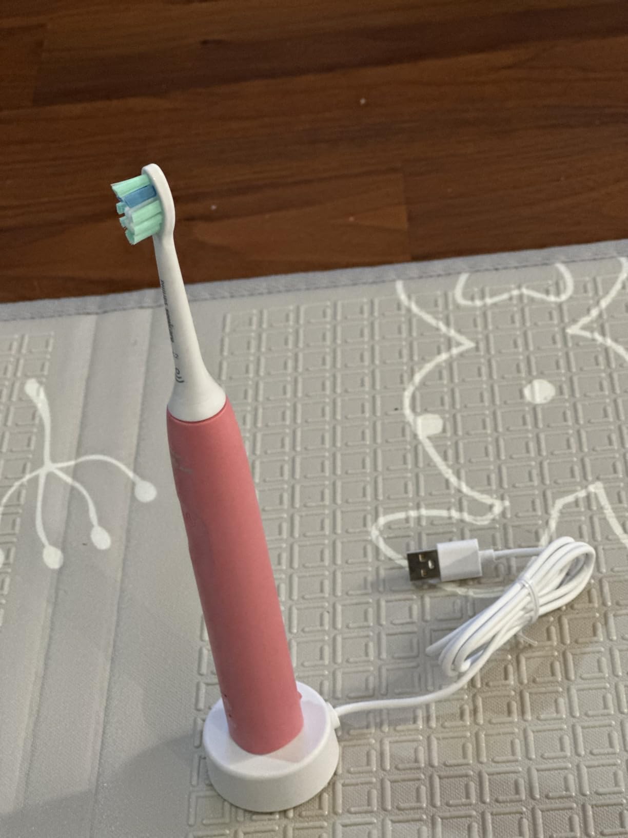 Philips Sonicare 4100 Rechargeable Electric Toothbrush, Deep Pink customer photo 2