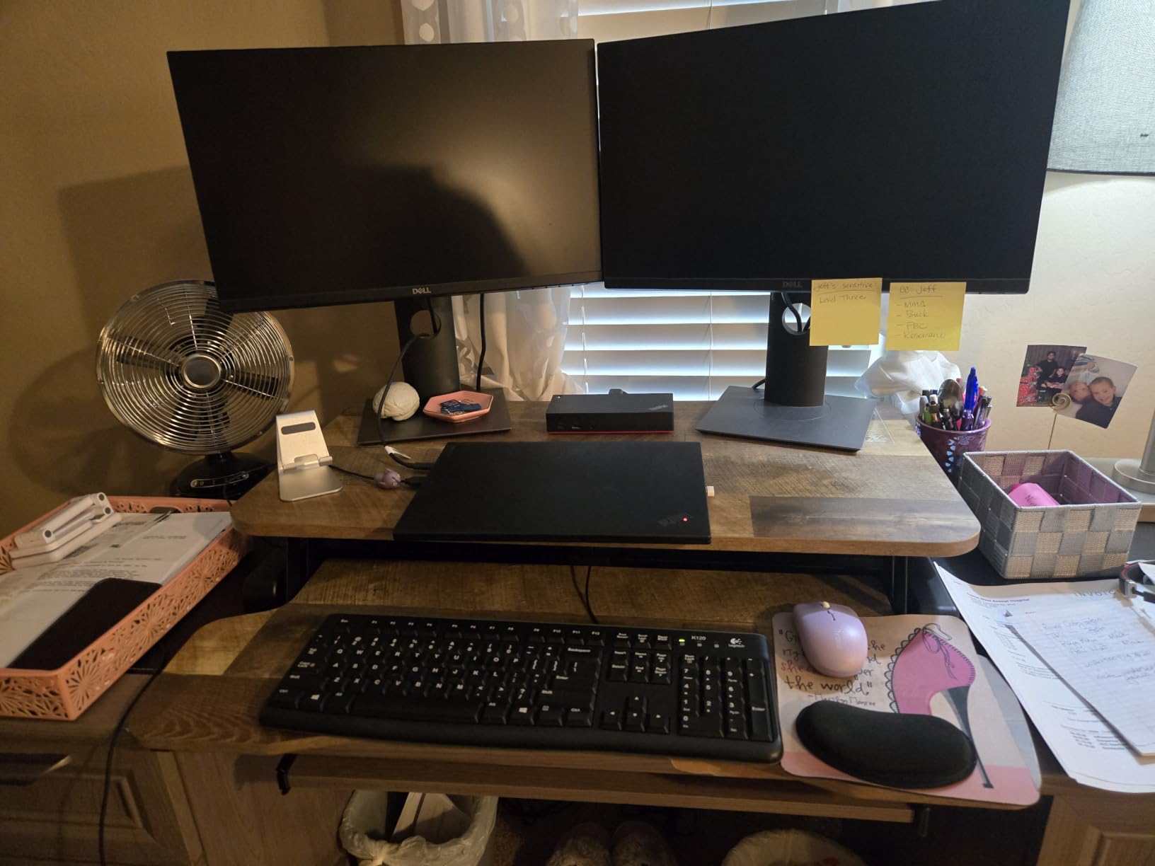 VIVO Black 26 in Standing Desk Converter, DESK-V026KB customer photo 2