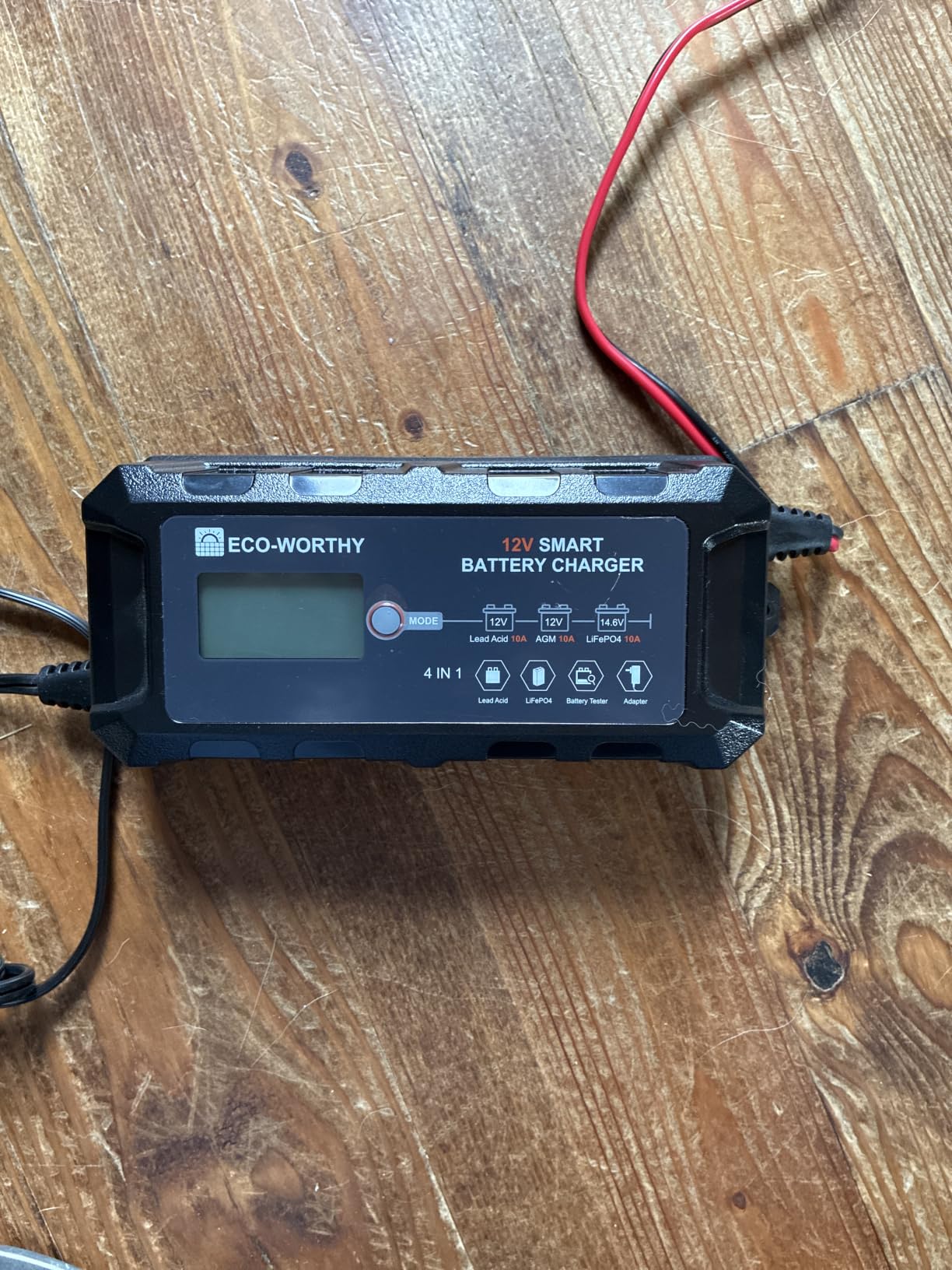 ECO-WORTHY 12V 10A Battery Charger for Lead-Acid, LiFePO4 Battery customer photo 2